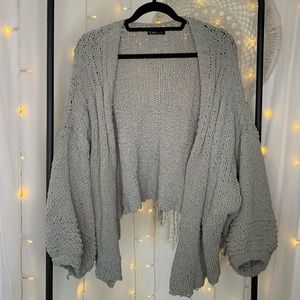 Very J mint cardigan size large